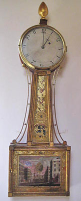 Rare gilt front patent timepiece by Munroe and Whiting. Concord, Massachusetts